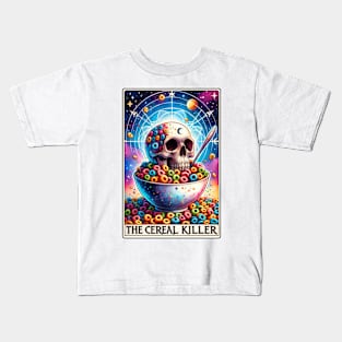 "The Cereal Killer" Funny Tarot Card Kids T-Shirt